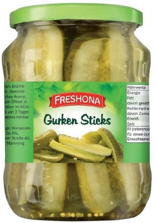 FRESHONA Gurken Sticks für nur € 0,79 statt € 0,99 ️ Online von Lidl