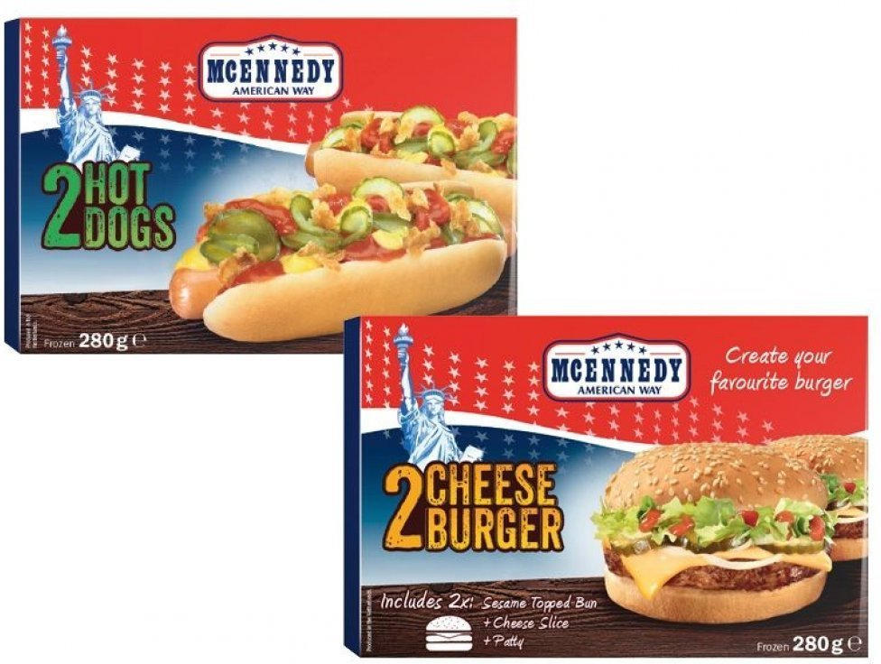 MCENNEDY Hot Dogs/Burger ✔️ Online von Lidl Österreich