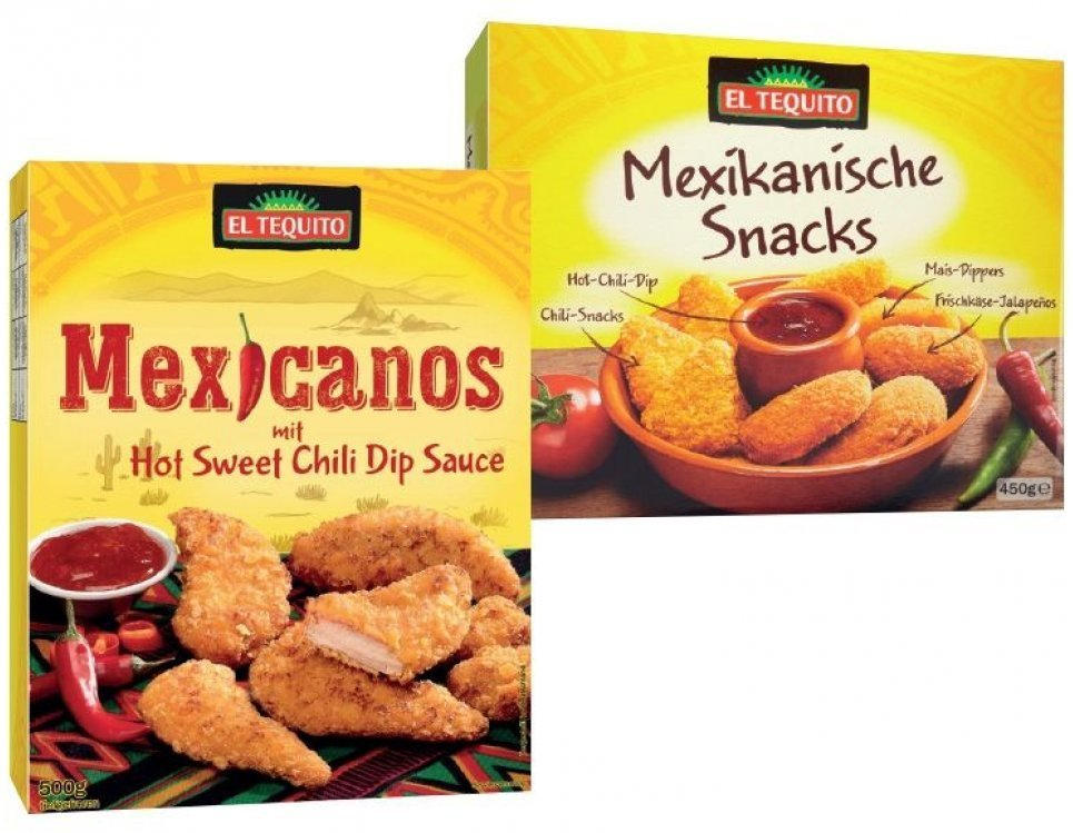 Mexikanische ✔️ Österreich von TEQUITO Online Snack-Box oder EL Fingers Lidl Chicken
