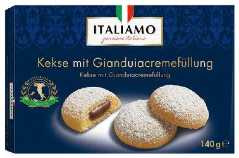 ITALIAMO Kekse mit Gianduiacremefüllung ✔️ Online von Lidl Österreich