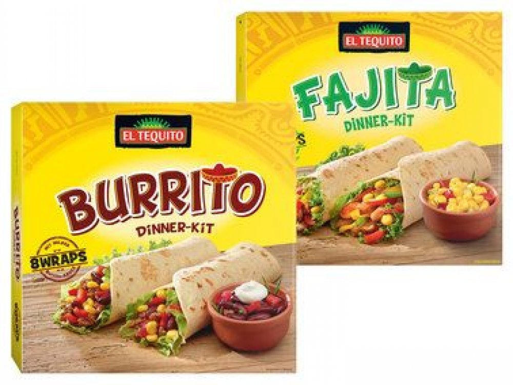 EL TEQUITO Burrito/Fajita DinnerKit ️ Online von Lidl Österreich