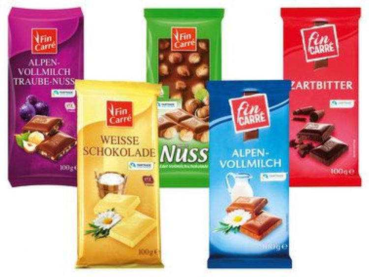 FIN CARRÉ AlpenvollmilchSchokolade ️ Online von Lidl Österreich