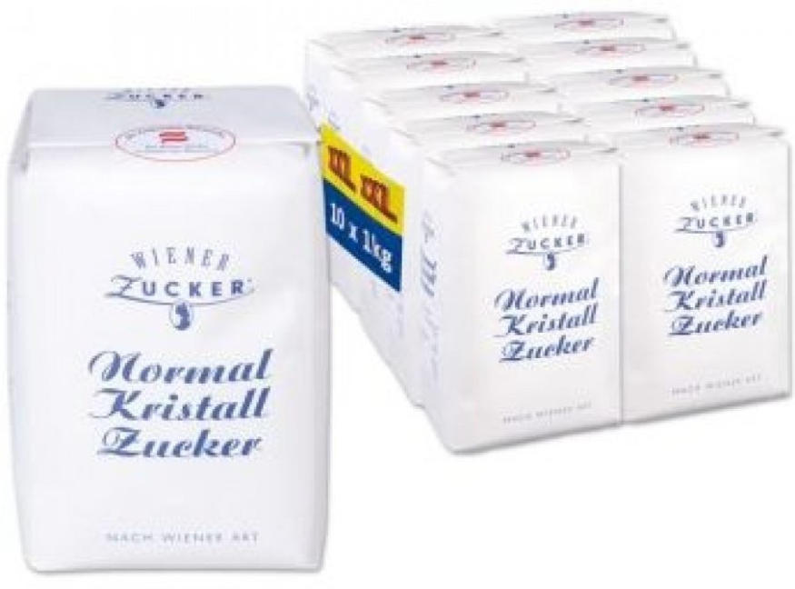 WIENER ZUCKER Kristallzucker 10x 1 kg ️ Online von Lidl Österreich