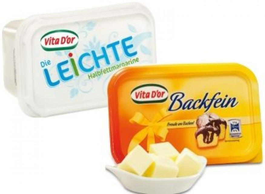 „VITA DOR“ Margarine oder Halbfettmargarine zum Backen ️ Online von