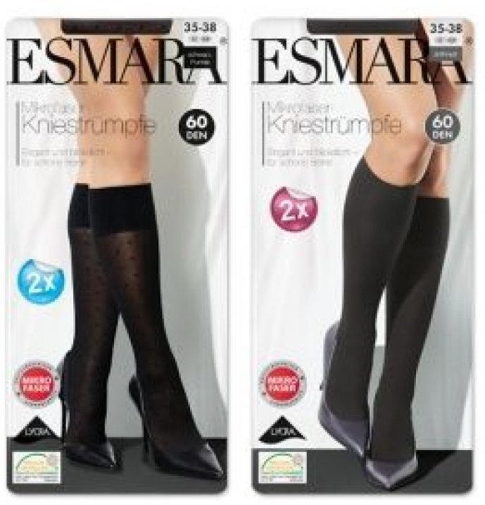 ESMARA® Damen Kniestrümpfe, 2 Paar ✔️ Online von Lidl Österreich