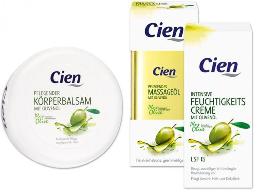 CIEN Intensive Feuchtigkeitscreme LSF 15/Pflegendes Massageöl