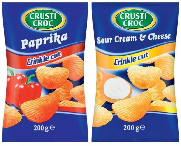 CRUSTI CROC Paprika Chips geriffelt für nur € 0,59 statt € 0,99 ️