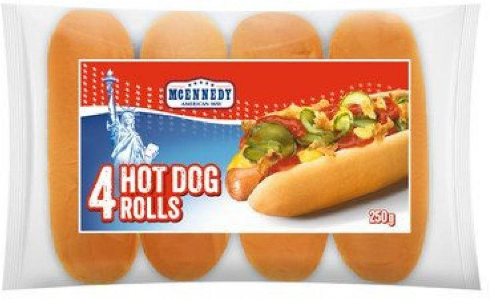 MCENNEDY Hot Dog-Brötchen ✔️ Online von Lidl Österreich