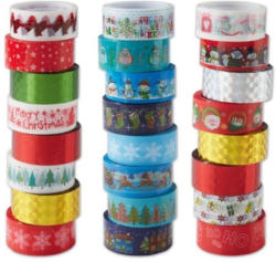 CRELANDO® Deko-Klebeband, 8-teilig