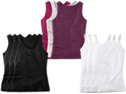 JOLINESSE® Damen Tank- oder Spaghetti-Tops, 3er