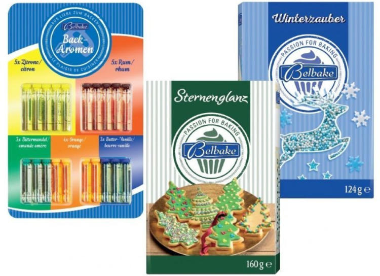 wogibtswas.at - BELBAKE Backaromen/Backdekor € 1,99 bei Lidl Österreich