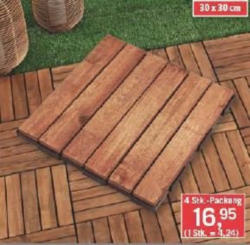 Holzfliese Akazie