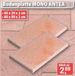 Bodenplatte MONO ANTEA