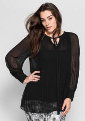 sheego Style Plissee-Tunika mit Schluppe
