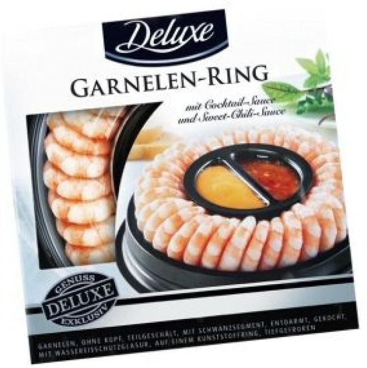 DELUXE Garnelenring mit Sauce