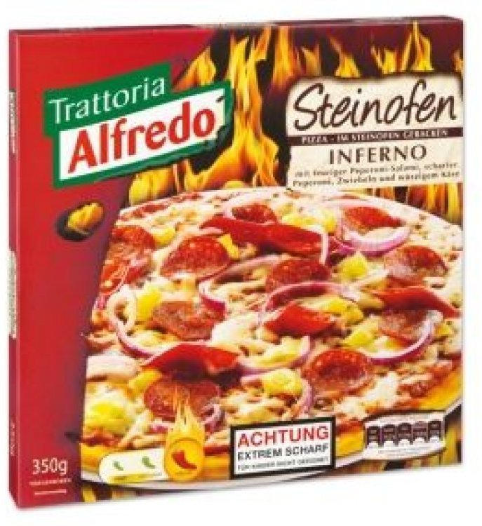 wogibtswas.at „TRATTORIA ALFREDO“ Steinofen Pizza Inferno € 1,11 bei