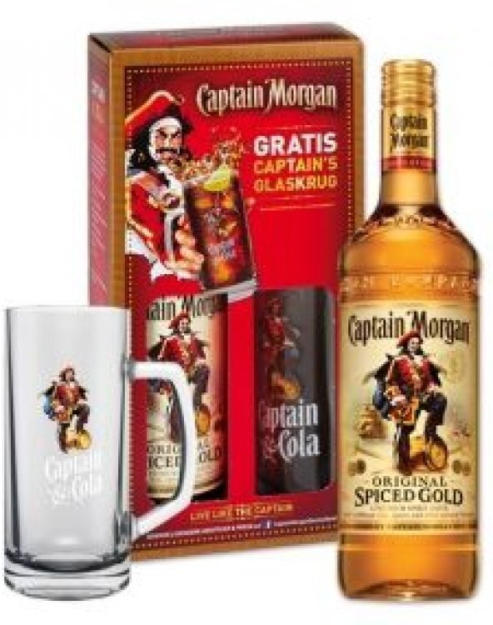 „CAPTAIN Original Spiced Gold + Glaskrug ️ Online von Lidl