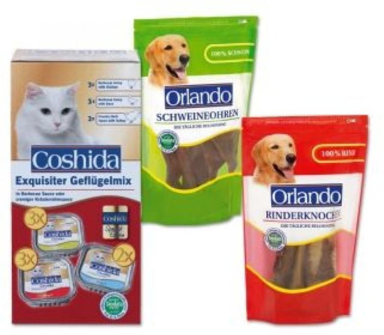 „COSHIDA/ORLANDO“ Katzenfutter/Hundenaturalmix ️ Online von Lidl