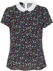 Bubikragen-Shirt in Colour-Blocking