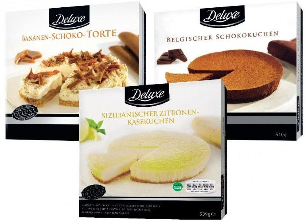 DELUXE Schoko oder ZitronenKäsekuchen ️ Online von Lidl Österreich