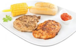 GRILLMEISTER Frische Schweine-Rückensteaks mariniert