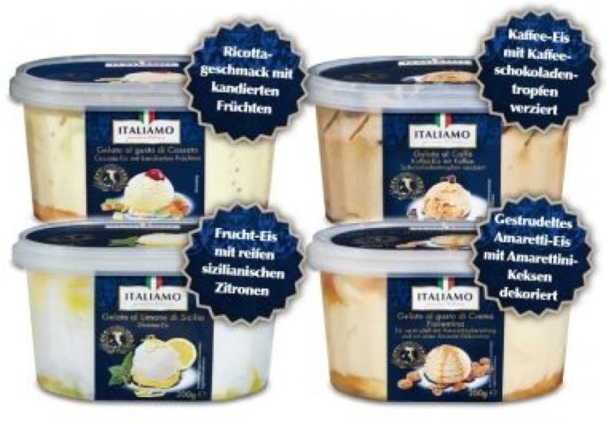 „ITALIAMO“ Original italienisches Eis ️ Online von Lidl Österreich