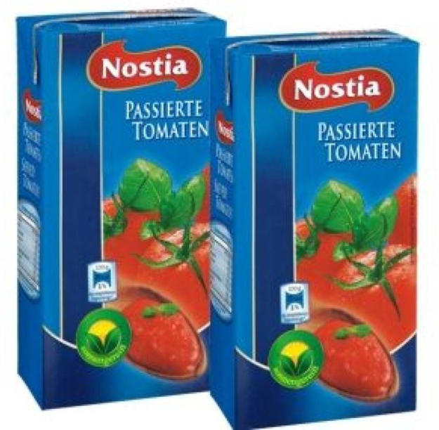 „NOSTIA“ Passierte Tomaten für nur € 0,33 statt € 0,35 ️ Online von