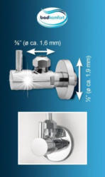 Design-Eckventil