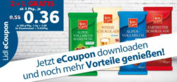 eCoupon: 2+1 GRATIS auf Schokoladen