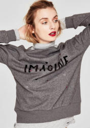s.Oliver RED LABEL Trend-Sweater mit Glitzer-Wording