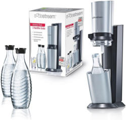 SodaStream Megapack Crystal 1016512491 inkl.1 Alu-Zylinder 60L + 3x Glaskaraffe