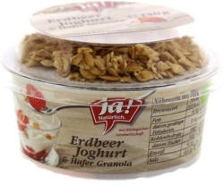Ja! Natürlich Joghurt mit Granola Erdbeer