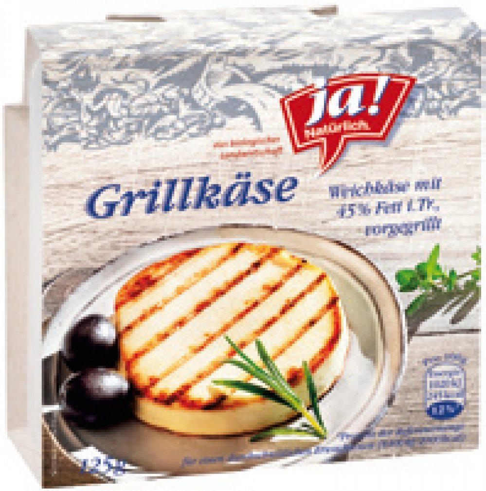 Ja! Natürlich Bio Grillkäse Natur oder Kräuter nur € 1,69 Bio Grillkäse Kräuter | Ja! Natürlich