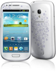 Samsung Galaxy S Duos Dual-SIM La Fleur GT-S7562CWZATO weiß La Fleur