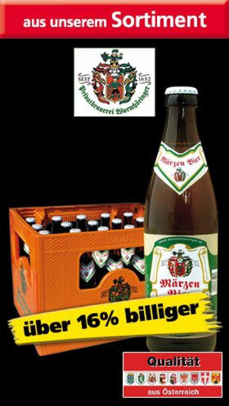 Wurmhöringer Märzen Bier Kasten für nur € 7,99 statt € 9,6 ️ Online von ...