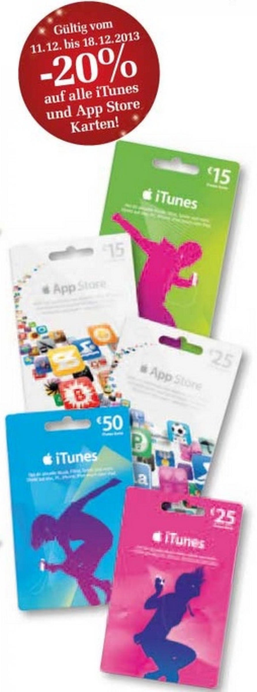 wogibtswas.at - -20% auf alle iTunes und App-Store Karten ...