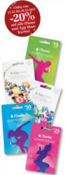 -20% auf alle iTunes und App-Store Karten