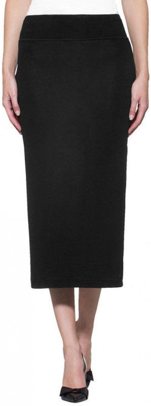 Alba Moda Strickrock mit Schlitz in schlanker Form