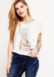 COMMA Klassisches Jersey-Shirt mit Frontprint