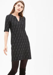 s.Oliver BLACK LABEL Jacquard-Kleid mit Retromuster
