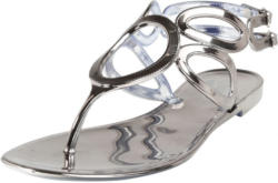 Wassersandalen in Metallic-Optik