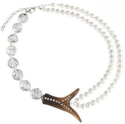Trachten-Halskette mit Swarovski Steinchen