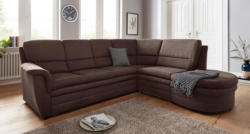 Benformato Home Polsterecke mit Ottomane, inklusive Bettfunktion und Bettkasten
