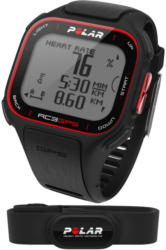 Polar RC3 GPS HRM Schwarz 90051072 inkl. Herzfrequenz-Sensoren H3