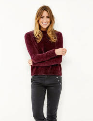Taifun Pullover Langarm Rundhals »Kuscheliger Chenille-Pullover«