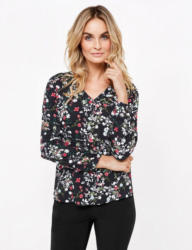 Taifun Bluse Langarm »Blusenshirt mit Millefleurs-Dessin«