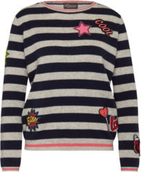 Kaschmirpullover mit Patches
