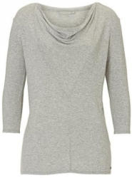 Shirt mit Wasserfalssausschnitt