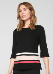 s.Oliver BLACK LABEL Colourblocking Shirt mit Trompetenärmel