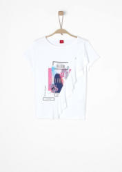 s.Oliver RED LABEL Junior Printshirt mit Volant-Detail für Mädchen